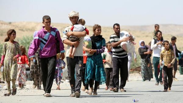 fuite-yazidis-irak-afp