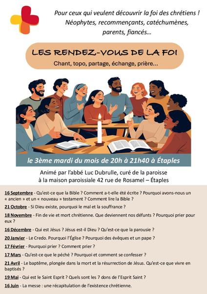 Les rendez-vous de la foi. Etaples