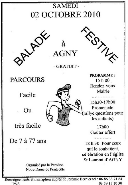 Marche à Agny