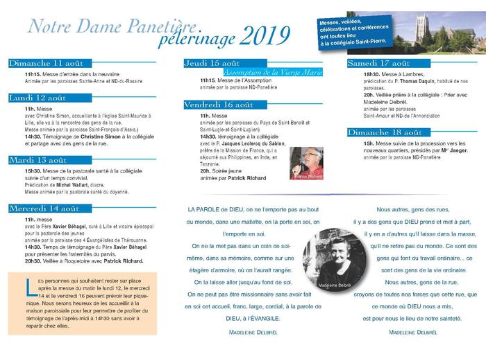 ND Panetiere neuvaine