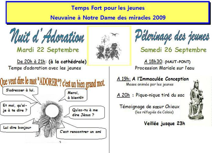 Neuvaine Temps fort jeunes