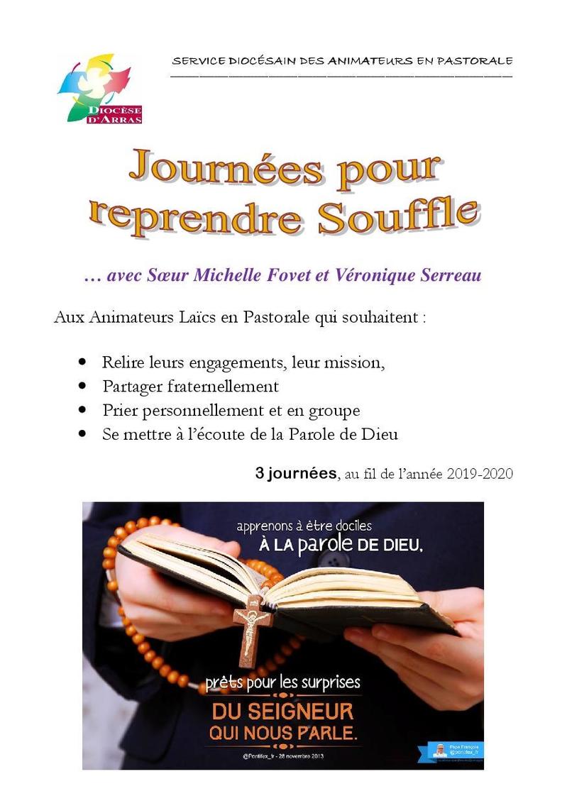 tract journees reprendre Souffle 2019-20201