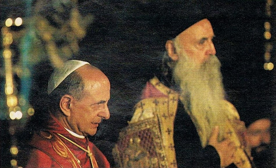 En , rencontre historique de Paul VI avec Athénagoras – Portail catholique suisse
