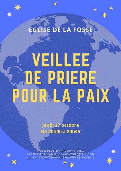 veillee de priere pour la paix 271022